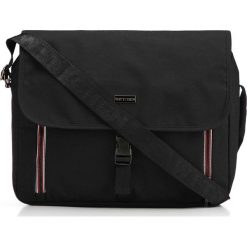 Torba na laptopa 86-3P-200-1. Czarne torby na laptopa Wittchen, w paski, z materiału. Za 155,00 zł.