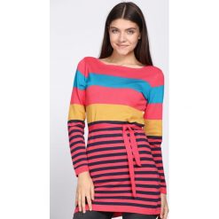 Koralowa Tunika Summer Air. Czarne tuniki damskie marki DOMYOS, z bawełny, street. Za 29,99 zł.