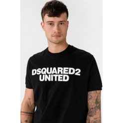DSQUARED2 Koszulka Czarny. Czarne podkoszulki męskie Dsquared2, l, z nadrukiem, z bawełny, z krótkim rękawem. Za 850,95 zł.