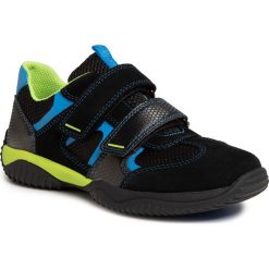 Sneakersy SUPERFIT - 8-09380-00 S Schwarz. Czarne trampki chłopięce Superfit, bez wzorów, z zamszu, na rzepy. W wyprzedaży za 209,00 zł.