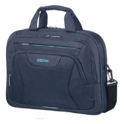 Torba SAMSONITE 33G41005 American Tourister 15.6 cali Granatowy. Niebieskie torby na laptopa Samsonite, w paski. Za 119,99 zł.