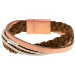 Cow Style Damskie Skórzane Bransoletki San Francisco cs03-5179 (Długość 17 Cm). Brązowe bransoletki damskie Cow Style. W wyprzedaży za 139,00 zł.