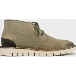 Marc O'Polo - Buty. Zielone halówki męskie marki Marc O'Polo, z materiału, na sznurówki. W wyprzedaży za 469,90 zł.