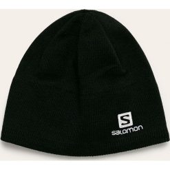 Salomon - Czapka. Czarne czapki męskie Salomon, na zimę, bez wzorów, z bawełny. Za 99,90 zł.