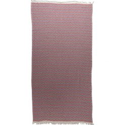 Chusty damskie: Chusta hammam w kolorze czerwono-niebieskim – 200 x 140 cm