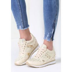 Beżowe Sneakersy Only The Lonely. Brązowe koturny damskie marki vices, bez obcasa, na koturnie, na sznurówki. Za 89,99 zł.
