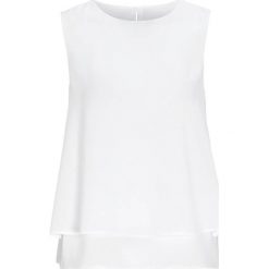 Cellbes Bluzka bez rękawów z dwóch warstw materiału. biały female biały 38/40. Białe bluzki damskie Cellbes, bez wzorów, z tkaniny, eleganckie, z okrągłym kołnierzem, bez rękawów. Za 119,00 zł.