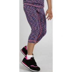 Buty dziewczęce: Legginsy sportowe dla małych dziewczynek JLEG300 - MULTIKOLOR MELANŻ