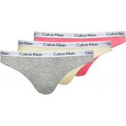 Calvin Klein stringi damskie Thong 3-pack M kolorowy. Stringi damskie Calvin Klein, m, bez wzorów. Za 179,00 zł.