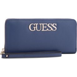 Portfele damskie: Duży Portfel Damski GUESS – SWVG68 76460 BLUE