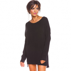 Sweter "Louina" w kolorze czarnym. Czarne swetry oversize damskie marki So Cachemire, s, z kaszmiru. W wyprzedaży za 173,95 zł.
