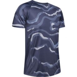 Under Armour Koszulka Niebieski. Niebieskie podkoszulki męskie Under Armour, s, bez wzorów, z elastanu, z krótkim rękawem. Za 188,95 zł.