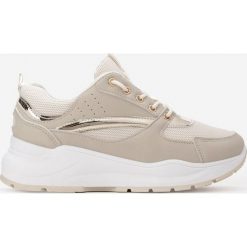 Beżowe Sneakersy Pollard. Brązowe sneakersy damskie Renee. Za 99,99 zł.