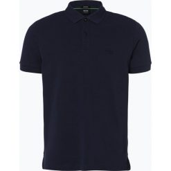 BOSS Athleisure - Męska koszulka polo – Piro, niebieski. Niebieskie koszulki męskie BOSS Athleisure, xl, bez wzorów, z bawełny, polo, bez rękawów. Za 349,95 zł.