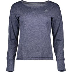 Koszulka sportowa "Helle" w kolorze szaro-niebieskim. Szare bluzki sportowe damskie Odlo Women, l, bez wzorów, z bawełny, z okrągłym kołnierzem, bez rękawów, bez kaptura, climalite (adidas). W wyprzedaży za 119,95 zł.