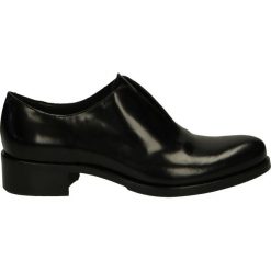 Mokasyny - 6009 ASP NERO. Czarne mokasyny damskie Venezia, ze skóry. Za 269,00 zł.