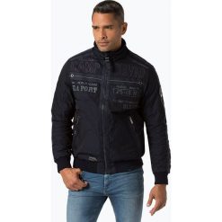 Camp David - Kurtka męska, niebieski. Niebieskie kurtki męskie bomber Camp David, m, z aplikacjami, eleganckie. Za 449,95 zł.
