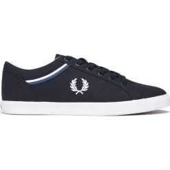 Fred Perry Tenisówki Niebieski. Niebieskie trampki męskie Fred Perry, bez wzorów, z materiału, bez zapięcia. Za 395,95 zł.