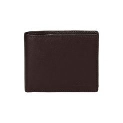 Skórzany portfel w kolorze brązowym - (S)11,5 x (W)9,5 cm. Pomarańczowe portfele męskie Kazar, bez wzorów, ze skóry. W wyprzedaży za 179,95 zł.