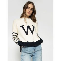 Sweter Weekend Max Mara Moresca 53612107. Białe swetry damskie Weekend Max Mara, xs, bez wzorów, z bawełny, klasyczne, bez rękawów, bez kaptura. W wyprzedaży za 629,00 zł.