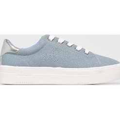 S. Oliver - Buty. Niebieskie buty sportowe damskie S.Oliver, ze skóry. W wyprzedaży za 149,90 zł.