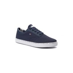Buty Tommy Hilfiger FM0FM02271 MODERN. Niebieskie trampki męskie TOMMY HILFIGER, bez wzorów, bez zapięcia. Za 244,01 zł.