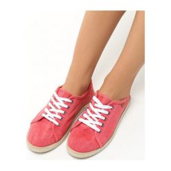 Espadryle damskie: Czerwone Espadryle Okra