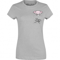Harry Potter Dobby - Sock Koszulka damska odcienie szarego. Szare bluzki asymetryczne Harry Potter, l. Za 79,90 zł.