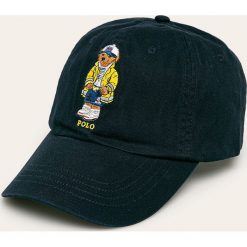 Polo Ralph Lauren - Czapka. Niebieskie czapki męskie Polo Ralph Lauren, bez wzorów, z bawełny. Za 259,90 zł.