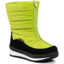Śniegowce CMP - Kids Rae Snow Boots Wp 39Q4964 Lime Green E413. Zielone śniegowce chłopięce CMP, bez zapięcia. W wyprzedaży za 189,00 zł.