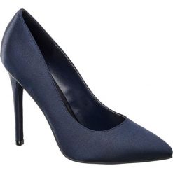 Szpilki damskie Catwalk niebieskie. Niebieskie czółenka damskie marki Catwalk, bez wzorów, z materiału, bez obcasa, na obcasie, bez zapięcia. Za 99,90 zł.