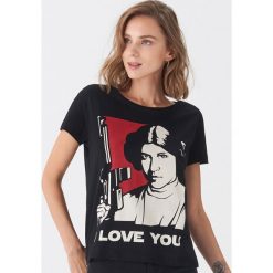 Koszulka Star Wars - Czarny. Czarne bluzki damskie marki House, s, z motywem z bajki, retro. Za 39,99 zł.