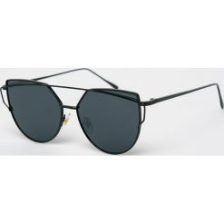 Answear - Okulary. Czarne okulary przeciwsłoneczne damskie ANSWEAR. Za 39,90 zł.