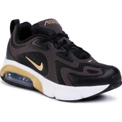 Buty NIKE - Air Max 200 (GS) AT5627 003 Black/Metallic Gold/Anthracite. Czarne buty sportowe damskie Nike, ze skóry ekologicznej. W wyprzedaży za 359,00 zł.