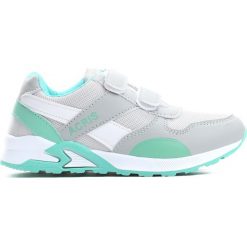 Szaro-Miętowe Buty Sportowe Connect. Szare buty sportowe dziewczęce Born2be, z materiału, z okrągłym noskiem. Za 49,99 zł.
