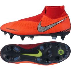 Buty piłkarskie Nike Phantom Vsn Elite Df Sg Pro Ac M AO3264-600. Czerwone buty sportowe męskie Nike, z materiału, na sznurówki, do piłki nożnej. W wyprzedaży za 1049,00 zł.