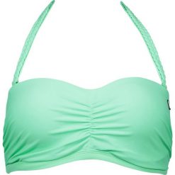 Biustonosz bikini "Saltimbocca" w kolorze miętowym. Zielone stroje kąpielowe dwuczęściowe damskie marki Brunotti, w paski. W wyprzedaży za 56,95 zł.