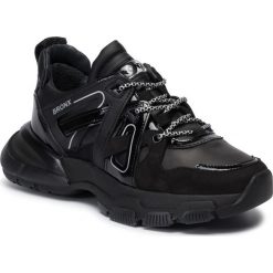 Sneakersy BRONX - 66285-BH BX 1621 Black 1. Czarne półbuty damskie Bronx, ze skóry ekologicznej. W wyprzedaży za 519,00 zł.