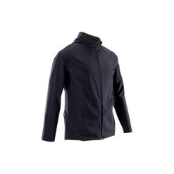Bluza na zamek fitness kardio FVE900 męska. Czarne bluzy męskie rozpinane marki DOMYOS, xl, z elastanu. Za 119,99 zł.