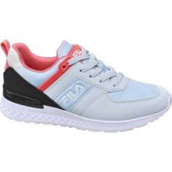 Sneakersy damskie Fila niebieskie. Niebieskie sneakersy damskie Fila, z gumy. Za 159,90 zł.