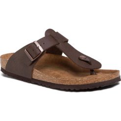Japonki BIRKENSTOCK - Medina 1018179 Saddle Matt Brown. Pomarańczowe klapki męskie Birkenstock, ze skóry ekologicznej, bez zapięcia. Za 289,00 zł.