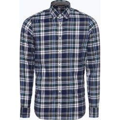 Tommy Hilfiger - Koszula męska, niebieski. Szare koszule męskie marki TOMMY HILFIGER, l, z bawełny, button down, z długim rękawem. Za 399,95 zł.