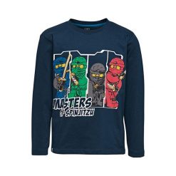 T-shirty chłopięce z długim rękawem: Koszulka „M-72169” w kolorze granatowym