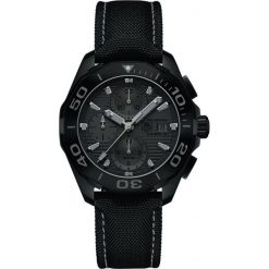PROMOCJA ZEGAREK TAG HEUER AQUARACER CAY218B.FC6370. Czarne zegarki męskie marki TAG HEUER, ceramiczne. W wyprzedaży za 11990,00 zł.