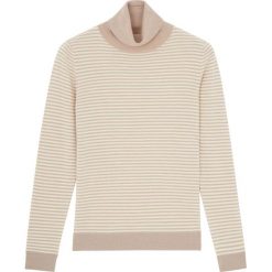 Golfy damskie: Sweter w kolorze beżowym