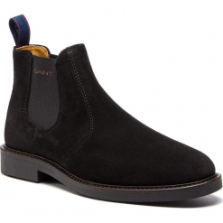 Sztyblety GANT - Spencer 17653888 Black G00. Szare sztyblety męskie marki GANT, z materiału. Za 699,90 zł.