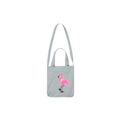 Torebka damska z printem na zakupy. Szare shopper bag damskie marki TXM. Za 21,99 zł.