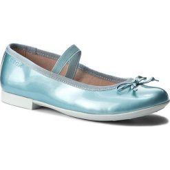 Baleriny GEOX - J Plie I J5455I 000HI C3003 Watersea. Niebieskie baleriny dziewczęce marki Geox, z materiału. W wyprzedaży za 149,00 zł.