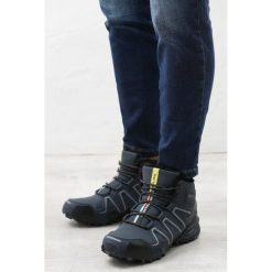 Granatowe Trapery Detonatte. Niebieskie buty trekkingowe męskie Born2be, bez zapięcia. Za 139,99 zł.