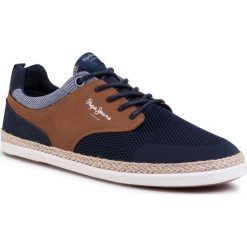Espadryle PEPE JEANS - Maui Sport Knit PMS10284 Tobacco 859. Niebieskie espadryle męskie Pepe Jeans, bez wzorów, z jeansu. W wyprzedaży za 229,00 zł.